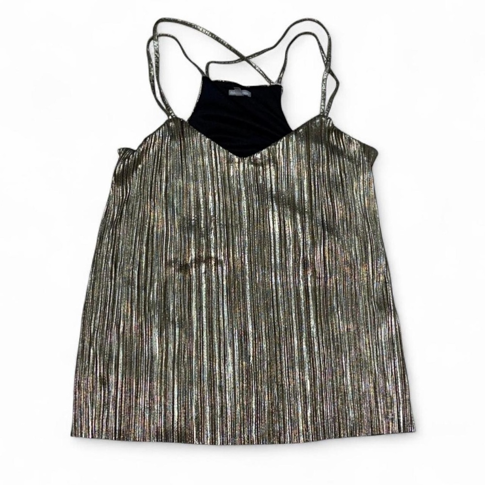 Charlotte Russe Metallic Strappy Camisole